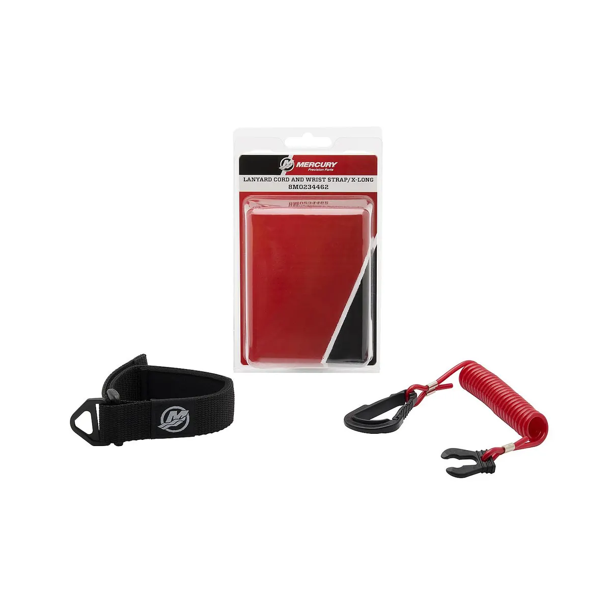 Mercury Outboard Emergency Stop Switch Wrist Strap with 70-inch Lanyard 8M0234462