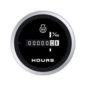 Hour Meter – Black Face