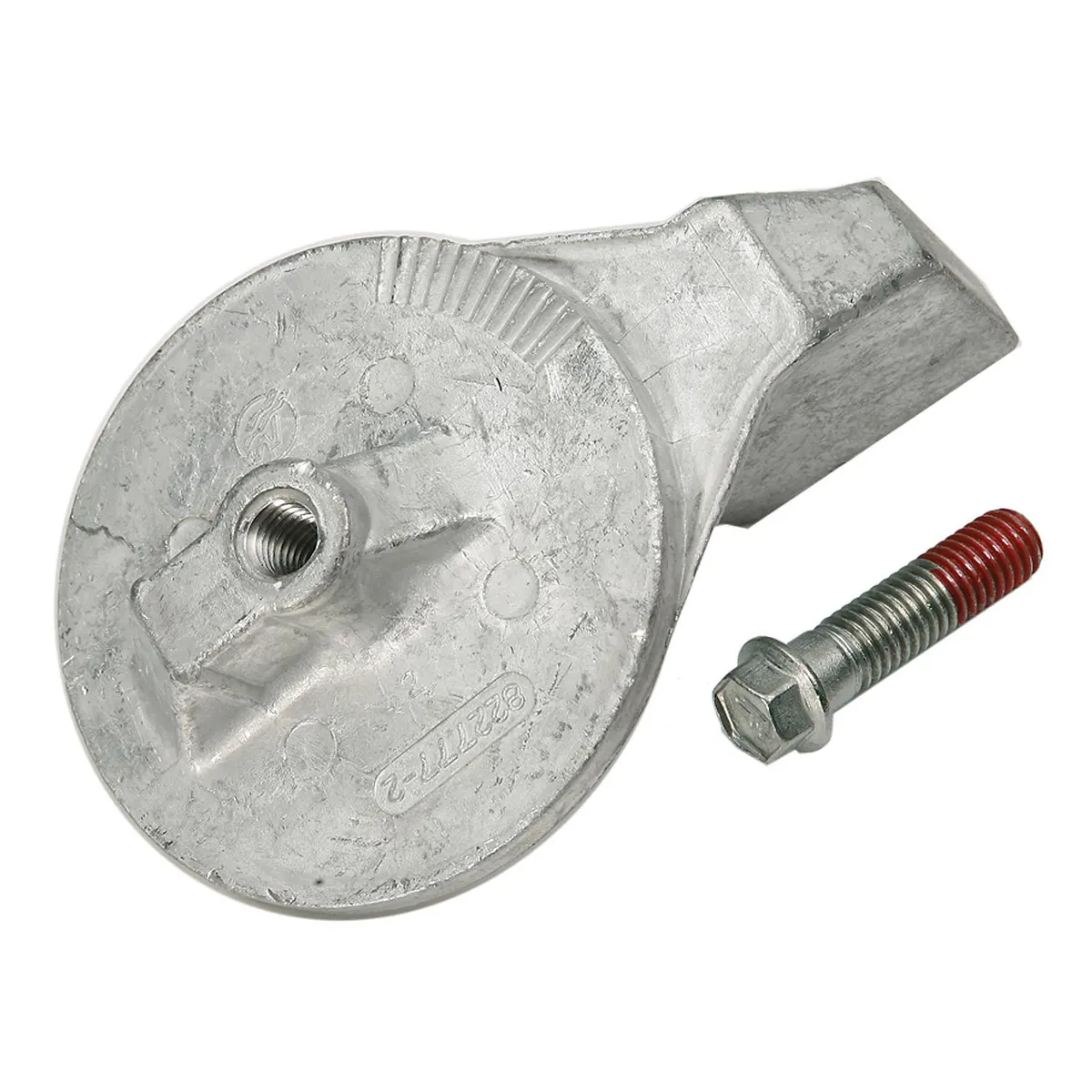Quicksilver 822777Q1 Aluminum Trim Tab Anode for Mercury or Mariner Outboards and MerCruiser Sterndrives Using High Rake Propellers