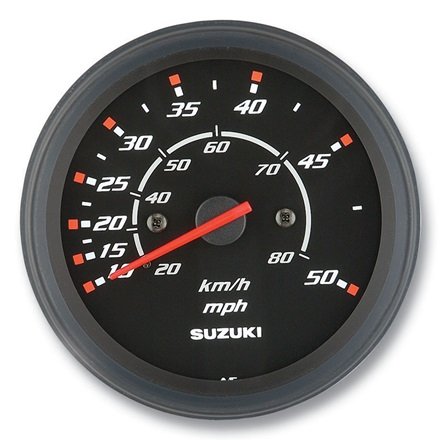 Suzuki 4″ Speedometer 50 MPH 34100-93J22